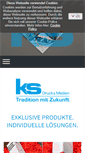 Mobile Screenshot of ks-druck.com