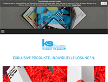 Tablet Screenshot of ks-druck.com